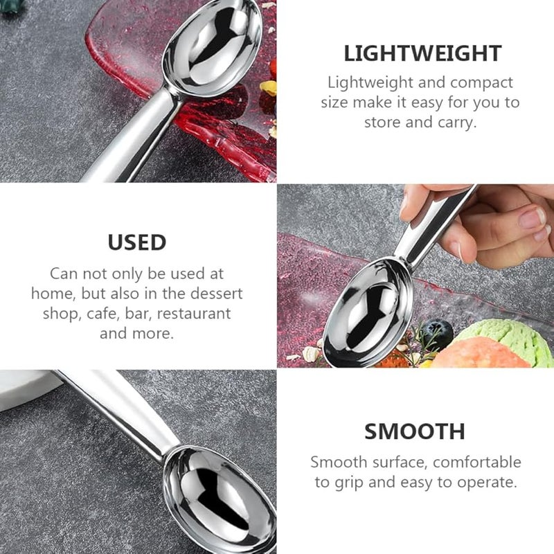 Zinc Alloy Ice Cream Scoop Multi Purpose Dessert Scooper with Hanging Hole - Image 5